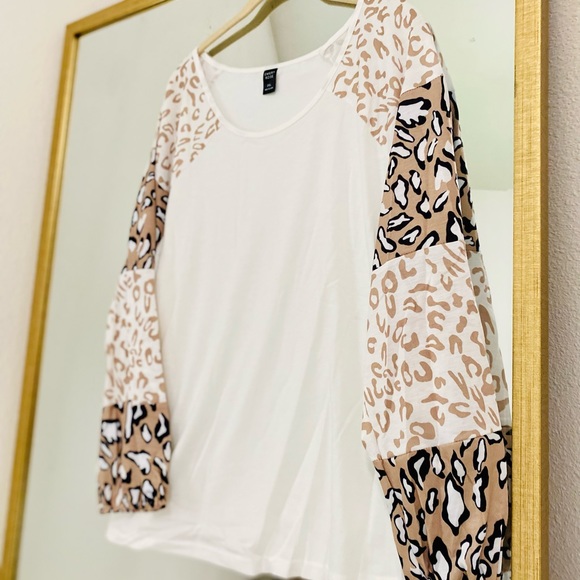🛍 New Leopard Raglan Top - Picture 4 of 4